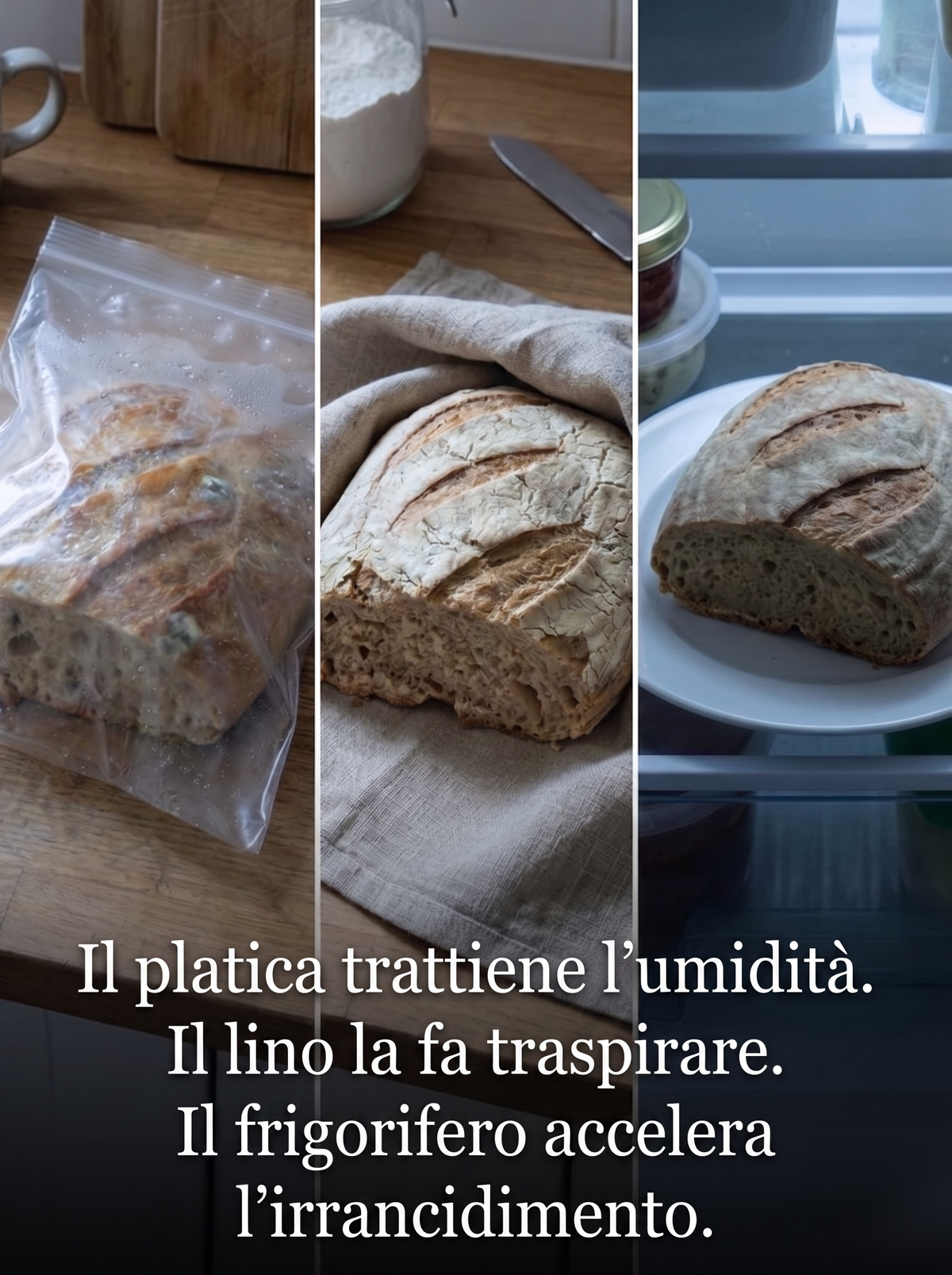 Sacchetti per il pane in cotone cerato